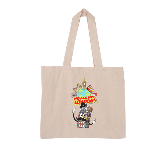 LONDI LONDON- "WE ALL ARE LONDON" - DIVERSITY COLLECTION Large Organic Tote Bag